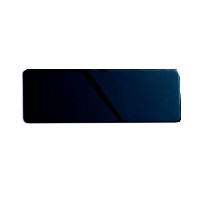 10 Stück Lasergravur Metall Namensschild Gold Silber Farbe Spiegel gebürstet Edelstahl Abzeichen Blank Material 70x25 60x20 70x20mm
