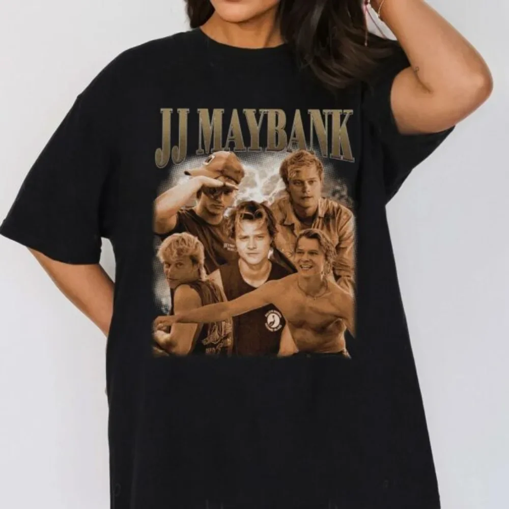 JJ Maybank Outer Banks Vintage Graphic Tee Women T-shirts Printed Crew Neck T-Shirt Loose T-Shirt Women Clothing