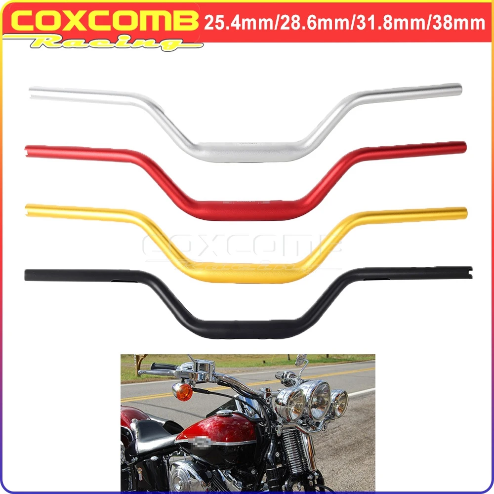 

1" 1-1/8" 1-1/4" 1-1/2" Handlebar Motorcycle Tapered Hand High Bend Handle Bar For Harley FLD FXDC FXDB FXDF FXDWG FLS FXS FLSTC