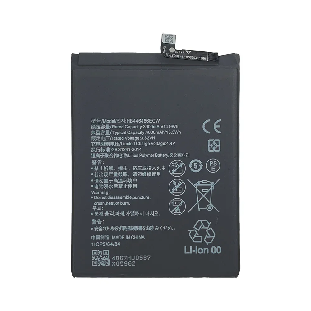 HB446486ECW Replacement Battery For HUAWEI P Smart Z honor 9X Honor 9X Pro Nova5i Enjoy 10 Plus P20 Lite Y9P Y9s New Batteries