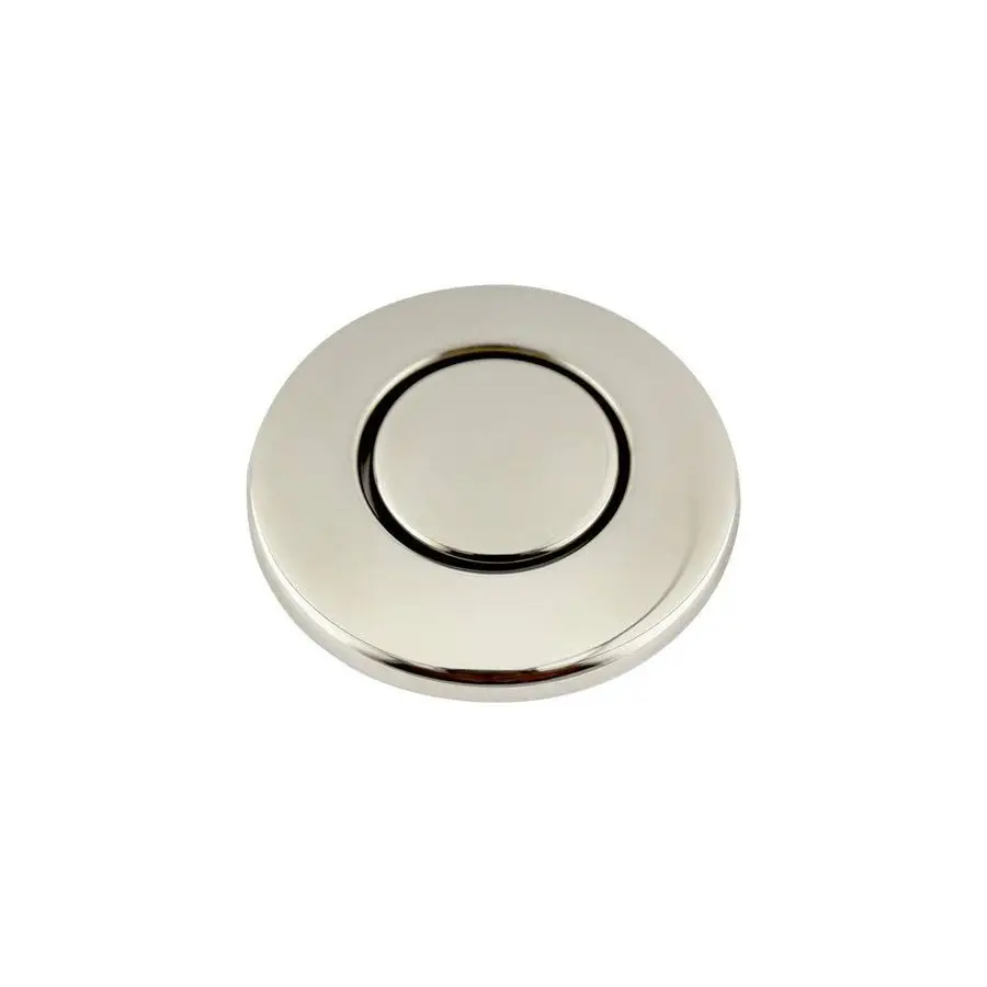

Air Switch Decorative Button for Dual Outlet Garbage Disposal Air Switch Kit, STCPN, Polished Nickel