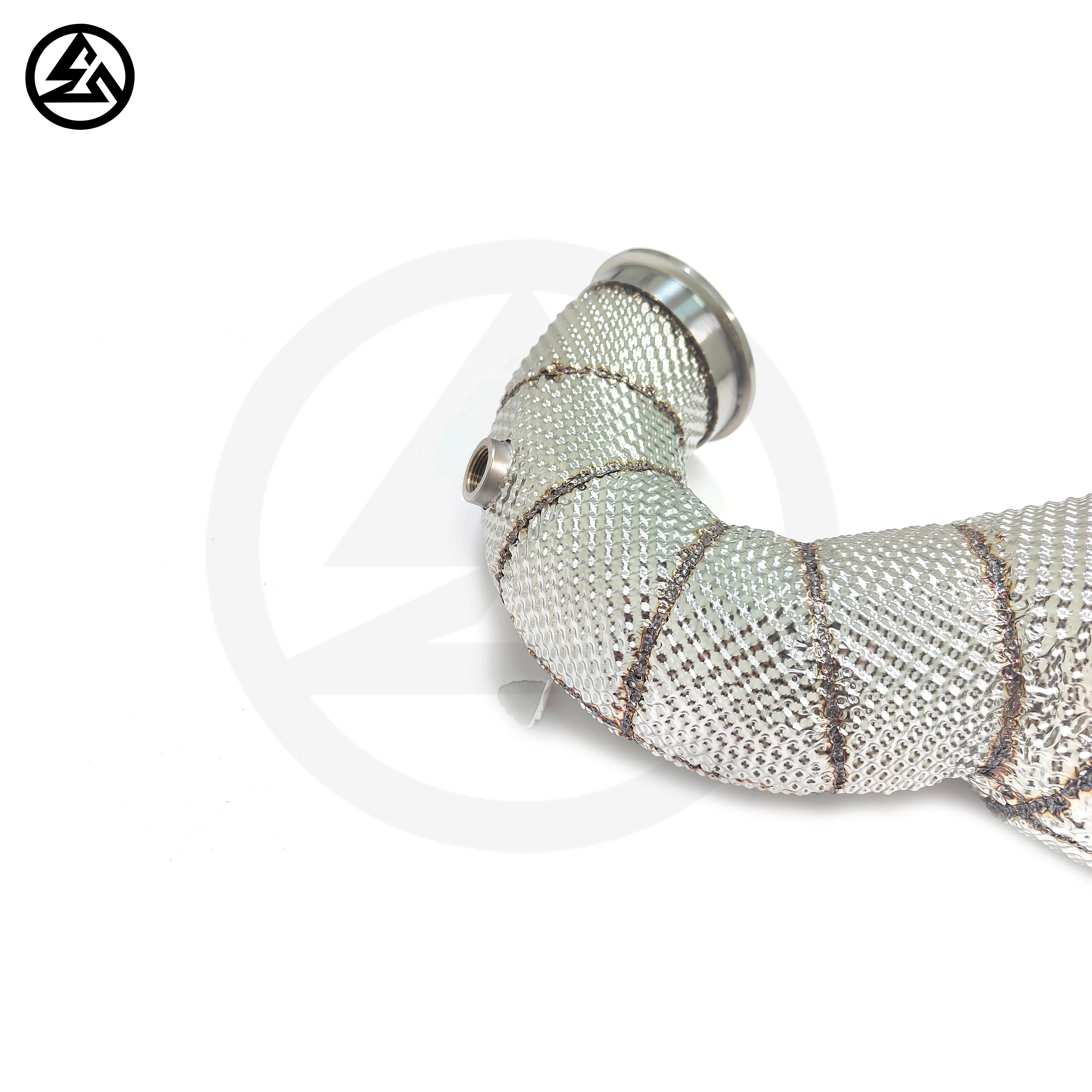 رائجة البيع ملحقات السيارة عالية الجودة رأس الأداء لشركة فيات أبارث 595 500 695 1.4T أنبوب عادم عالي التدفق