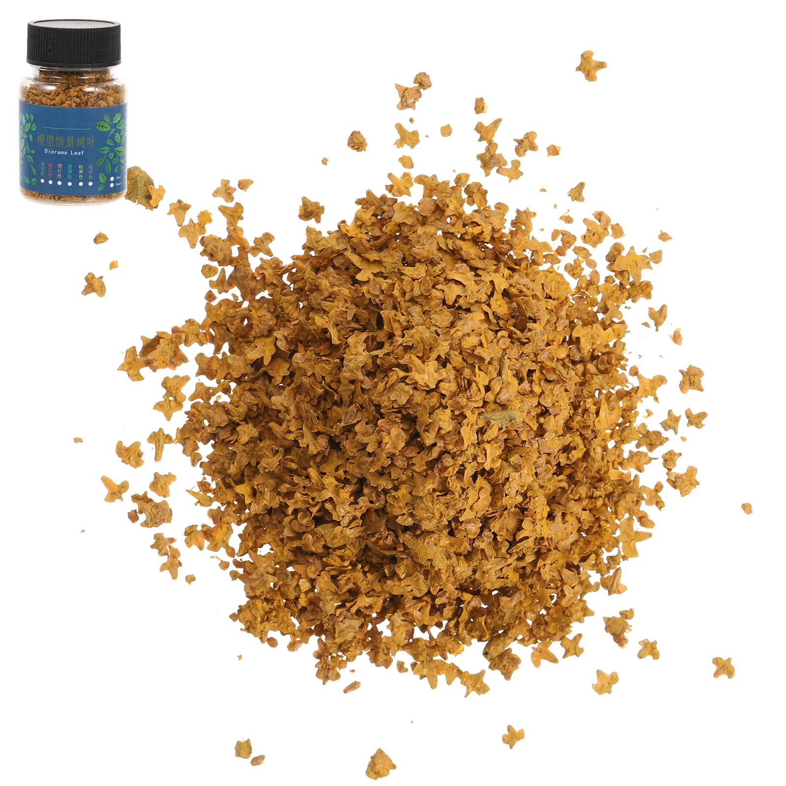 

1 Bottle Miniature Leaves Artificial Green Fake Decorative Leaves For Diy Sand Table Garden Home Office Decor Simulation Lawn