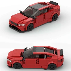 City Technical Cars Moc BMW M5 Speed Champion Sports Racing Car Vehicle Racer Building Blocks Educational Toys Friends Gift Kids