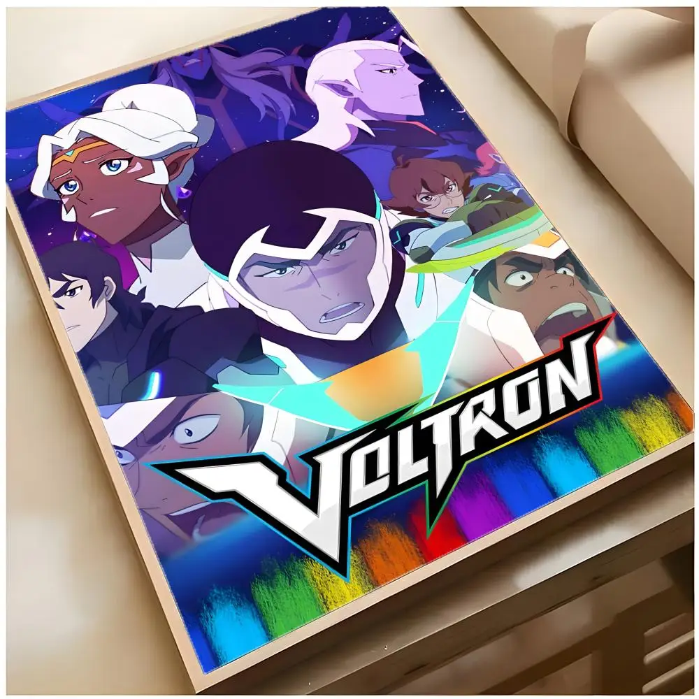anime action V-Voltron Legendary Defender Poster Superior Home Space Pub Indoor Decorative Art & Home Decor view 3
