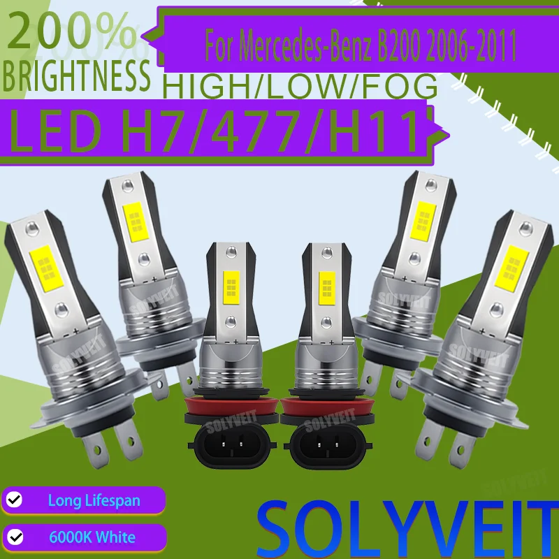 

Shielded Against the Storm: IP67 LED HIGH LOW FOG H7/477/H9 Car Light Bulb For Mercedes-Benz B200 2006 2007 2008 2009 2010 2011
