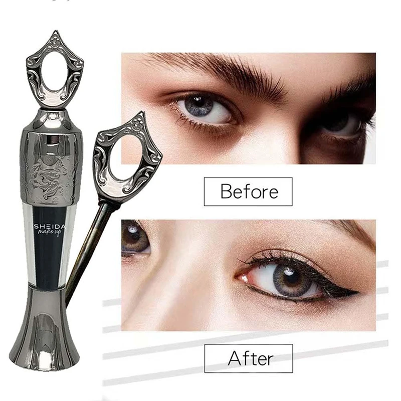 Eyeliner in polvere Eyeliner impermeabile naturale duraturo Sexy senza sbavature No Fly Powder Eye Makeup Outline Eye Line Makeup