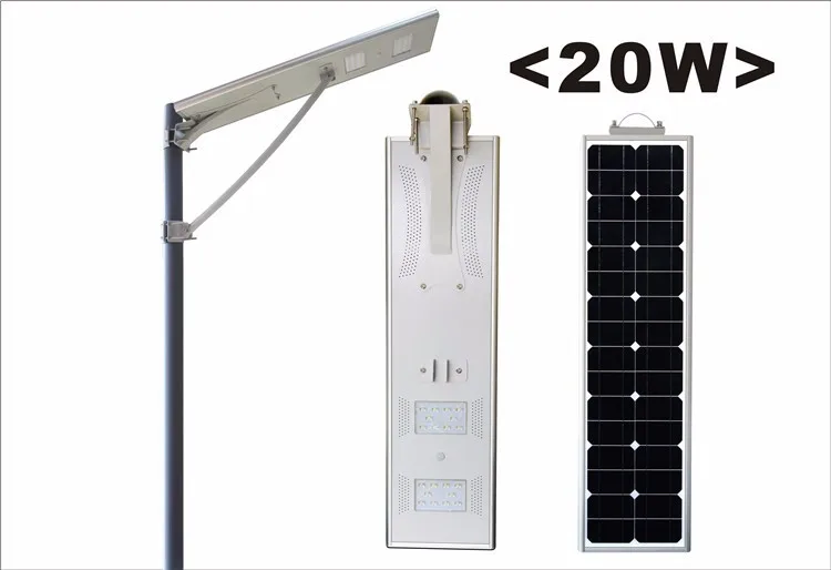 NOKIN 20W New Design Cellphone APP Intelligent Control Solar Street Light 2019 LED IP65 Road ROHS 3-YEAR WHITE Ce