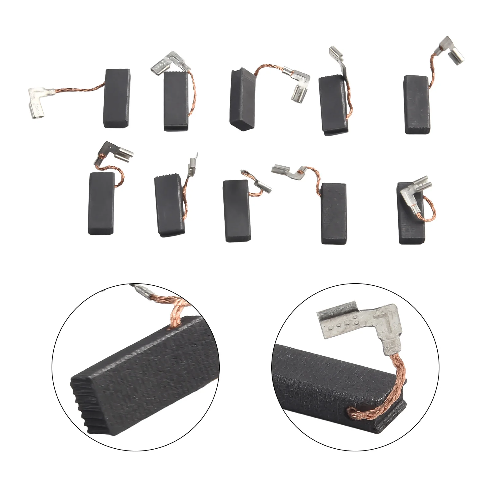 10/2 Uds cepillo de carbón 19mm * 8mm * 5mm para taladros de martillo Bosch y otras herramientas para Bosch GBH2-26 2-20 2-22 2-23 2-24 2-26 2-28