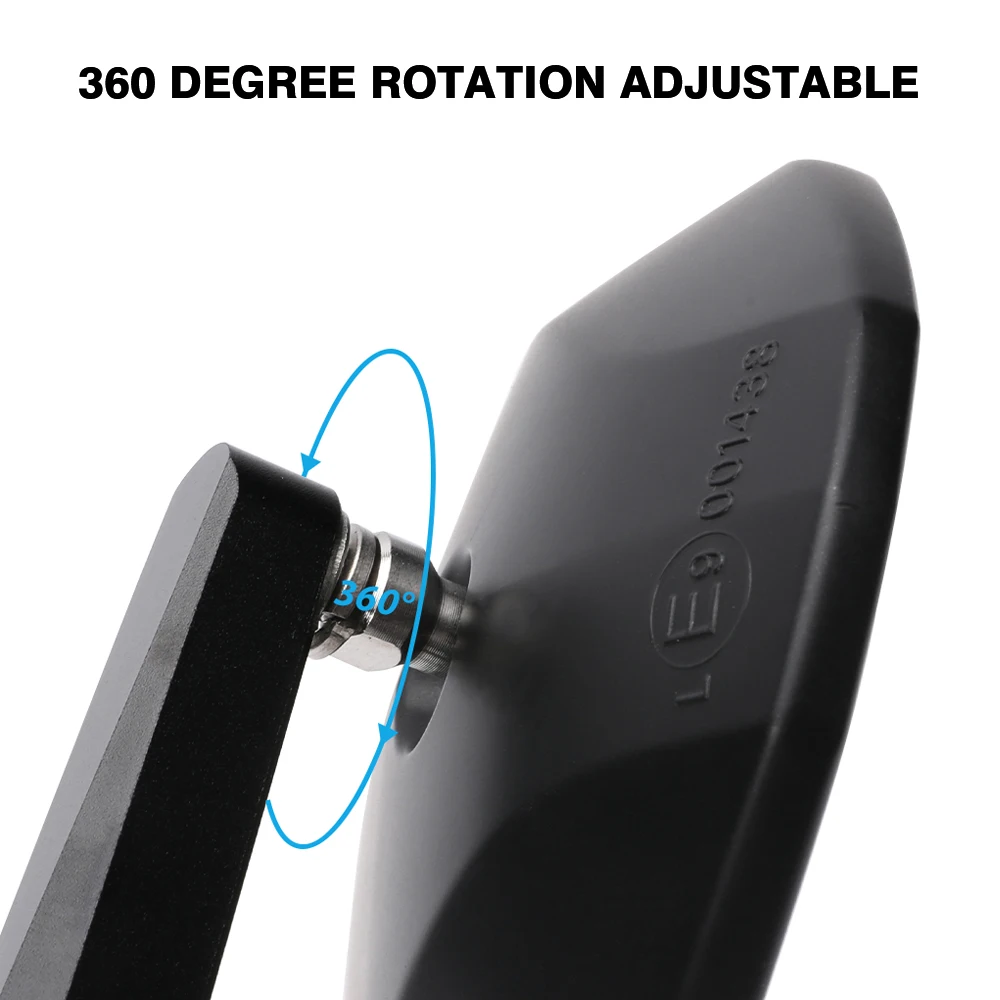 E9 Handlebar End Rearview Mirrors For BMW R NINE T R NineT 2015-2024 Bar End Rear View Side Mirror Convex 360ยฐ Adjustable