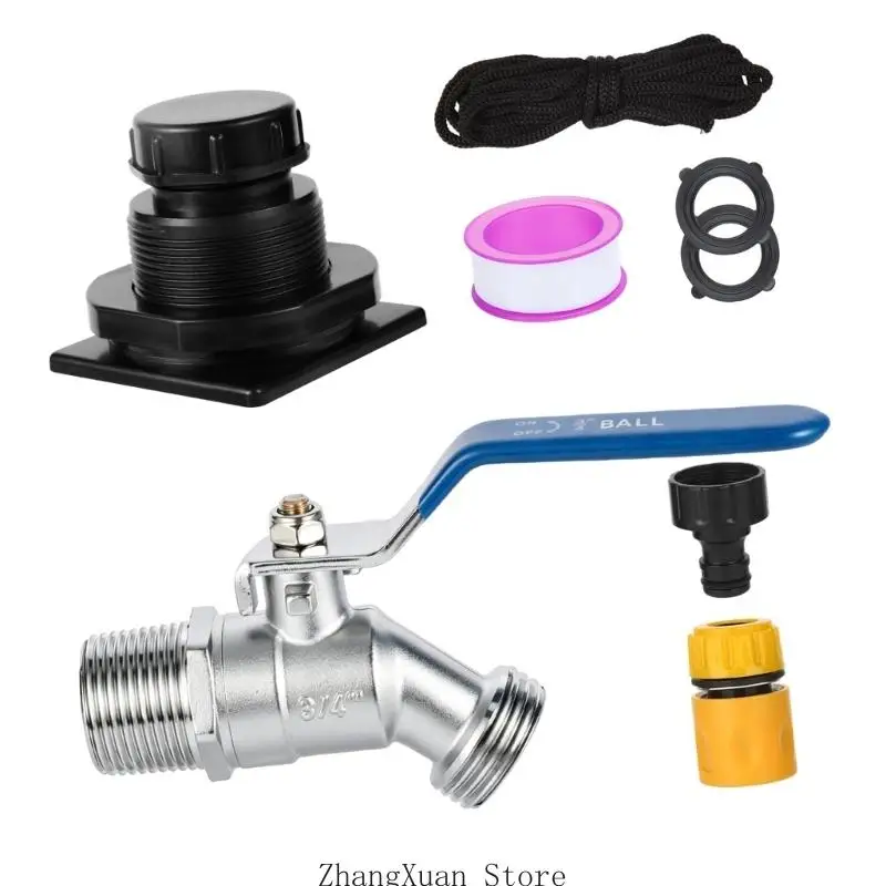 Ablaufadapter-Kit mit Schlauchausgang für die Wasserablasssteuerung des Lagertanks 3XUF – Detail 5
