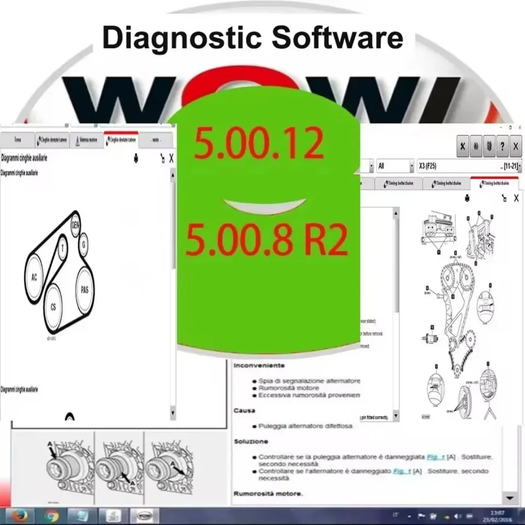 

УО! Лидер продаж 2024, диагностическое программное обеспечение V5.00.12 WOW 5.00.8 R2 с Kengen для Tcs, многодиагностический инструмент для ремонта автомобильного программного обеспечения
