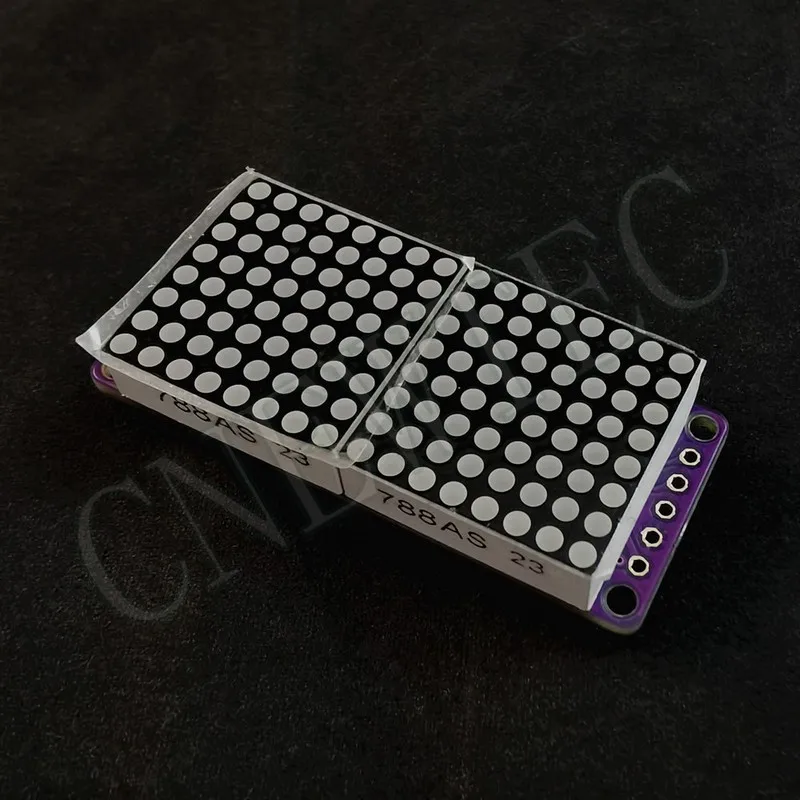 8x16 MAX7219 4 Color Dot Led Matrix MCU Display Control Module 5V Interface Output Input Common Cathode 0.7Inch 8*16