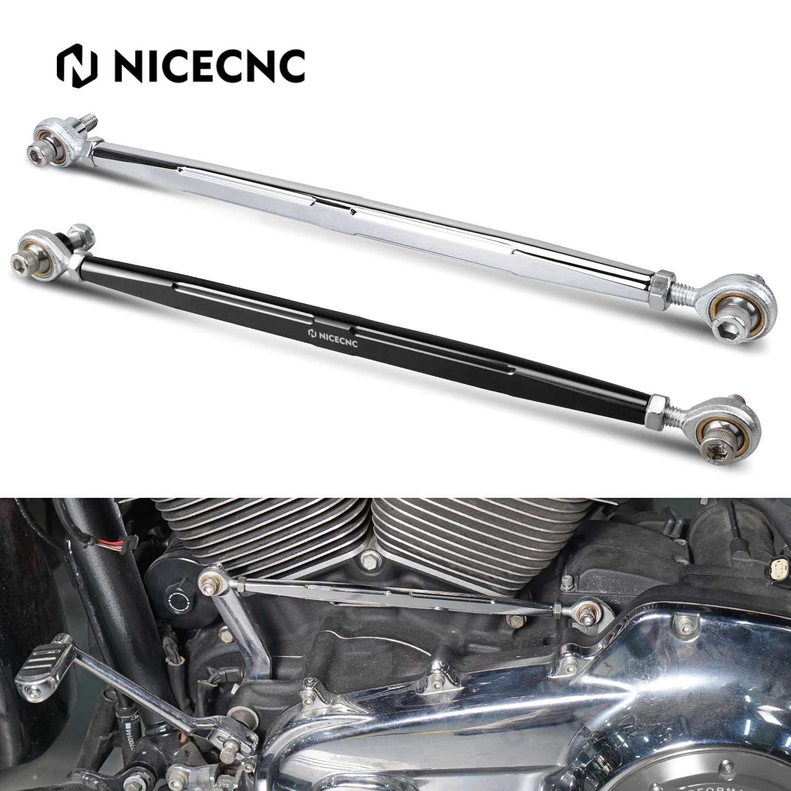 

33719-79B Gear Shift Linkage Rod for Harley Breakout Fat Bob Fat Boy Heritage Classic Road Glide Road King Street Glide FLHTK