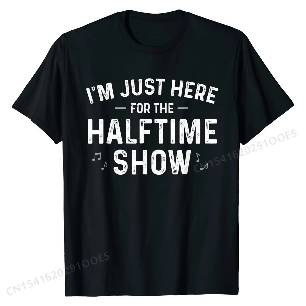 Marching Band I'm  Here For The Halftime Show Gift T-Shirt Man Cheap Printing Tops T Shirt Cotton Tshirts Group