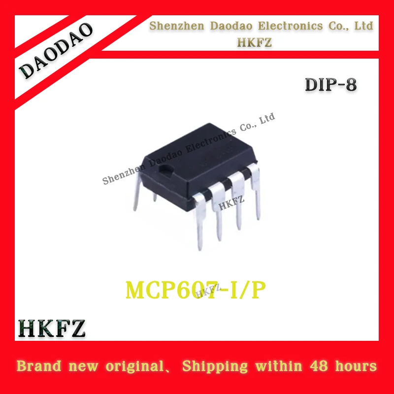 

10Pcs MCP607-I/P MCP607 DIP-8 in-line digital operational amplifier chip IC new original