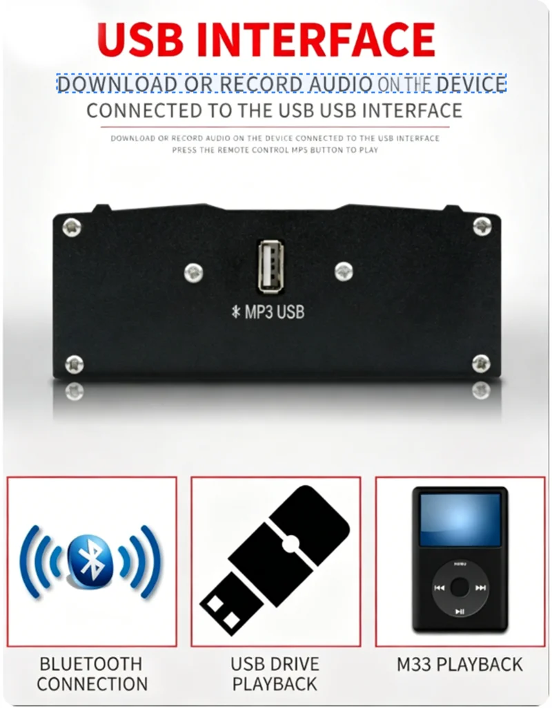 DC 12V 200W300W Car Warning Alarm With Mp3 function Customizable Sound Speaker Siren Horn With Amplifiers,MIC System view 4