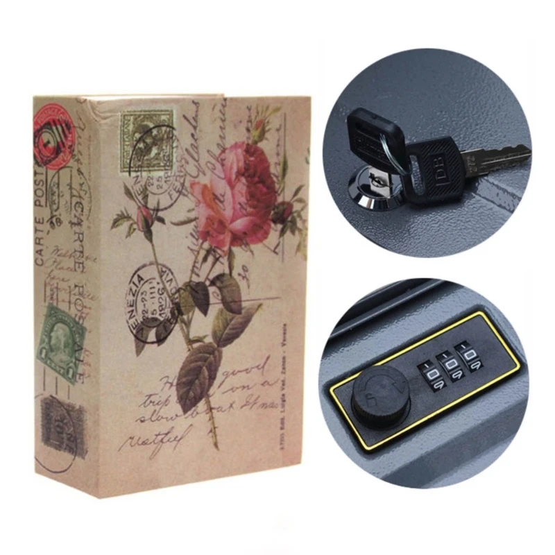 

Новинка, книжный сейф с цифровым замком/ключом, стильная скрытая защита личных вещей для модных людей K92A