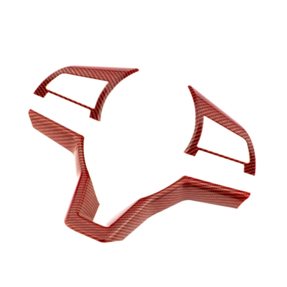 

Car Upgrade Blue Red Black Carbon Fiber Steering Wheel Sequins For Nissan Kicks 2020 Car Decoration Protective Cover Accessories