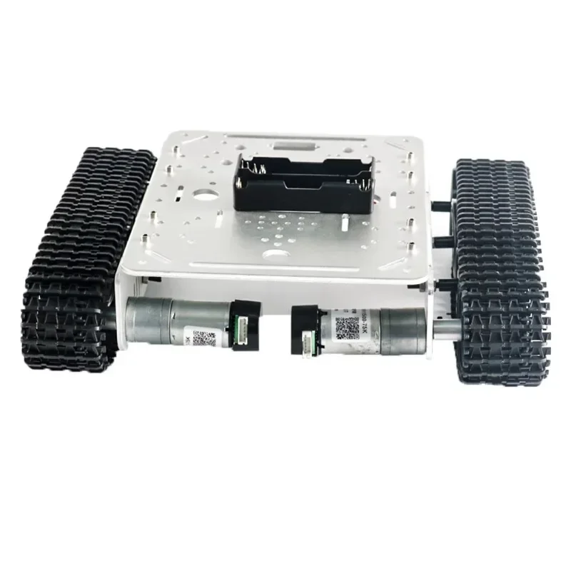 TP200 plastic tracked tank chassis, small car chassis, R3 9V motor with encoder for speed measurement