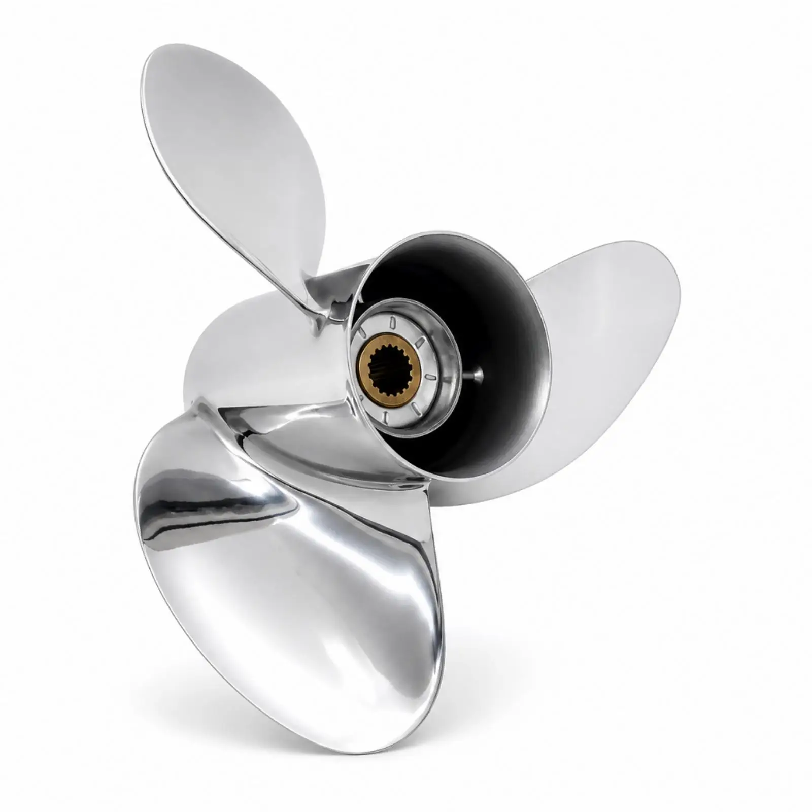 3-Blade Propeller Precision Machined Outboard Boat Propeller Heat Treated