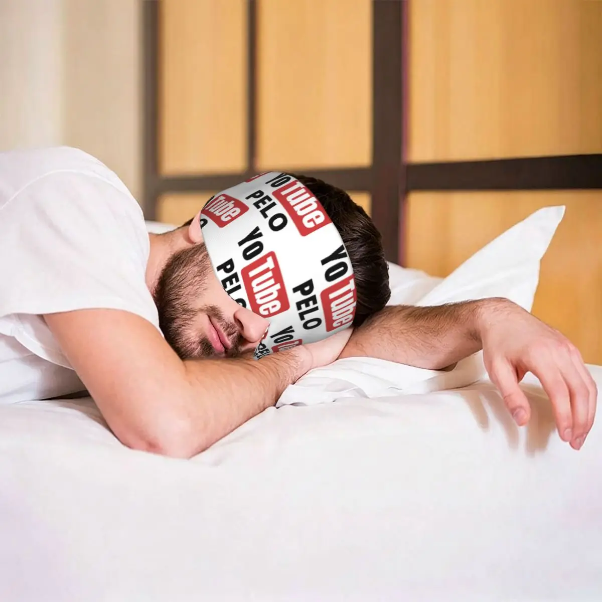 Yo Tube Pelo sleep eye mask Light Blocking Portable Eye Cover for Girls Boys Office Nap Party Gift Eyeshade eyepatch view 6