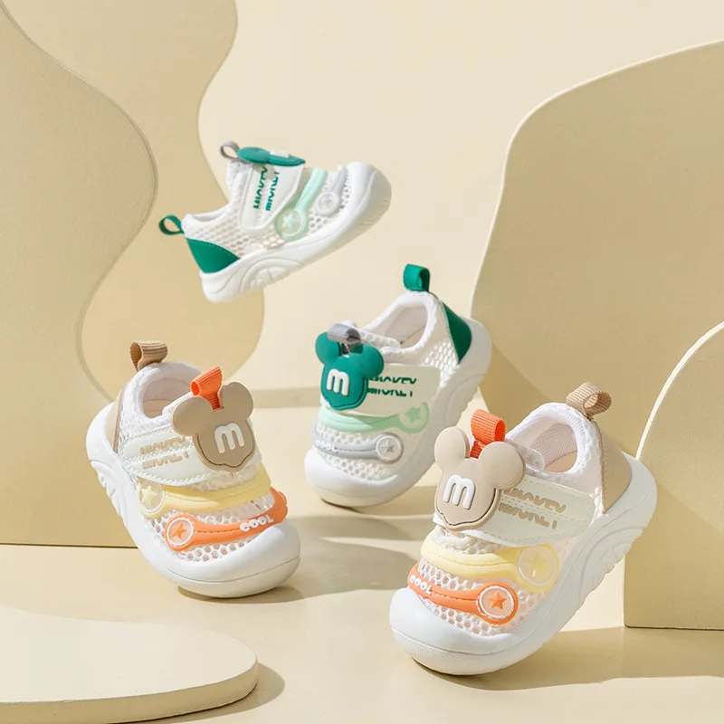 

Spring New Caterpillar Toddler Shoes Women's Breathable Mesh Shoes Autumn Baby Men's Non-slip and Wear-resistant Shoes