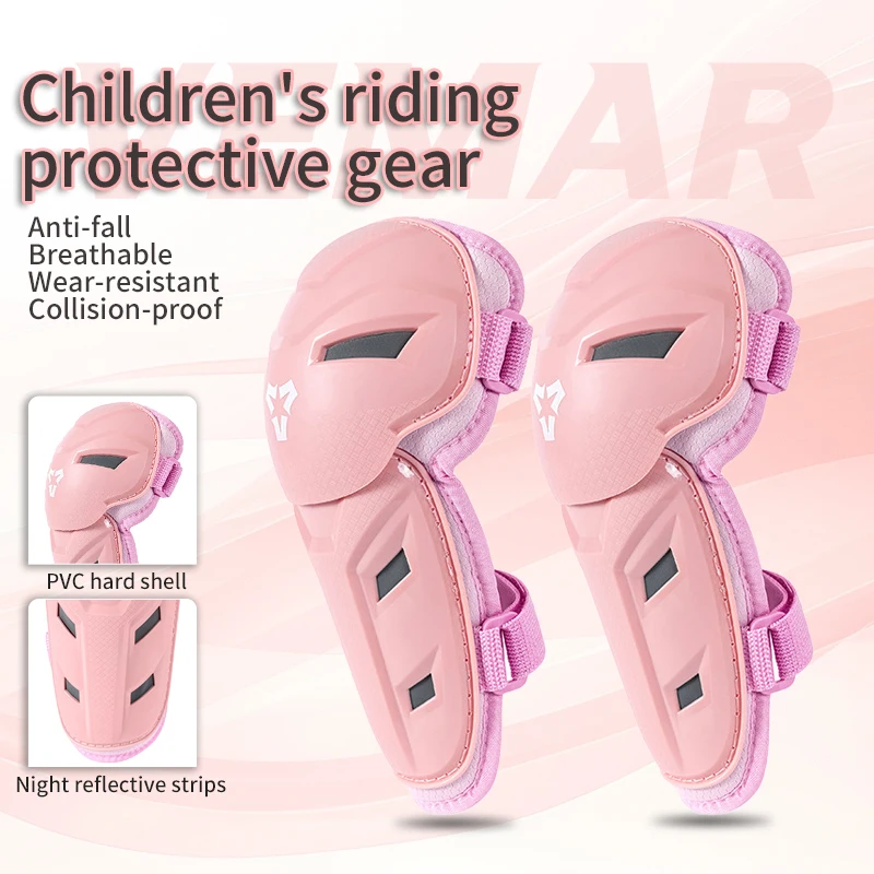 

Kid's Motorcycle Knee Elbow Pads Anti-fall Motorbike Knee Pads Lightweight Bicycle Riding Knee Pads Children's Protective Gear
