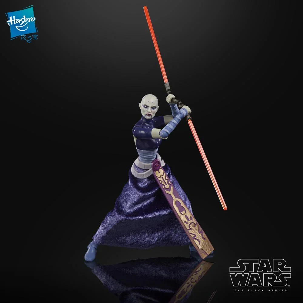 Hasbro Star Wars The Black Series Asajj Ventress Toy 6-Inch Scale Star Wars: The Clone Wars Collectible Figure Children's Toy