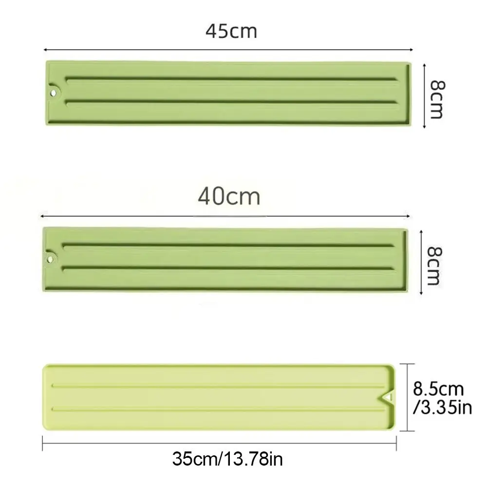 Countertop Protector Countertop Pot Lid Storage Mat Non-Slip Multi-function Silicone Drain Mat Splash Mats