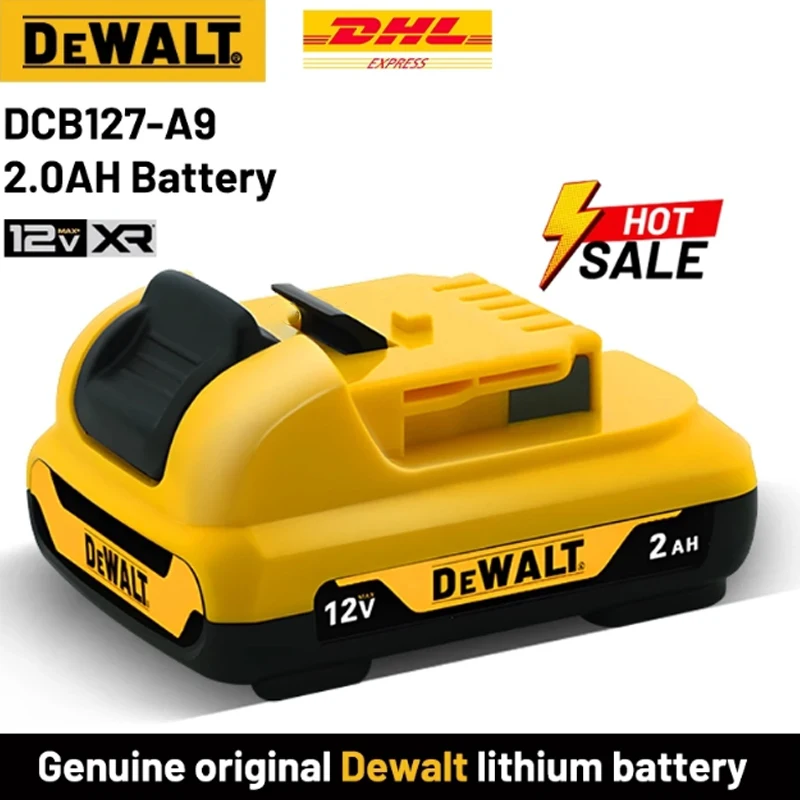 

Original Dewalt 12V Battery, 2AH Rechargeable Lithium-ion Battery, Dewalt DCB120 DCB123 DCB125 DCB124 DCB122 Tool Battery