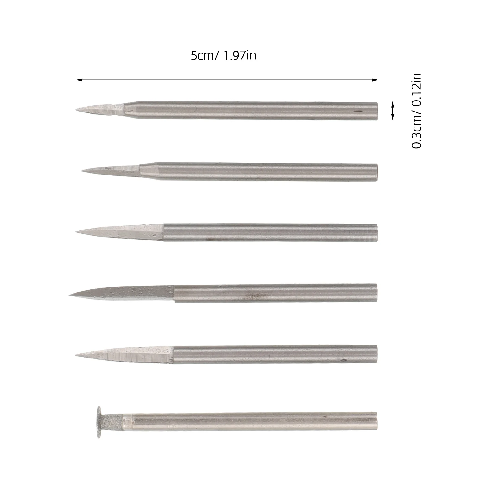 12Pcs Wood Carving Drill Bits Set High Performance Engraving Accessories for Hardwood Woodworking Craft Micro Detailing Tools