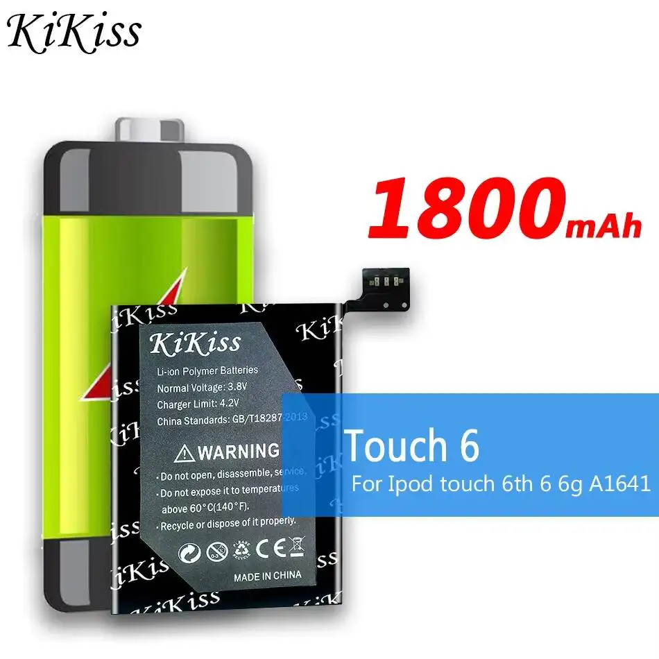 

1800mAh Player Battery For Apple iPod Touch 6th Generation 6 6g A1641 High Performance