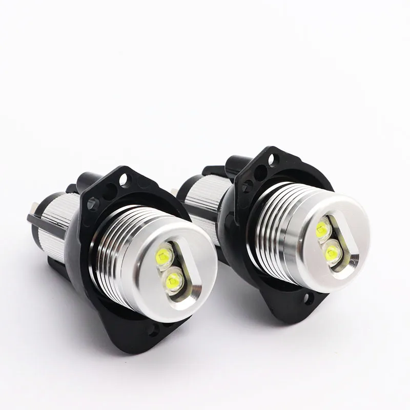 20W white LED Angel Eyes Marker Lights Bulbs Headlight Error Free for BMW E90 E91 3 Series 325i 328i 335i 2006 2007 2008