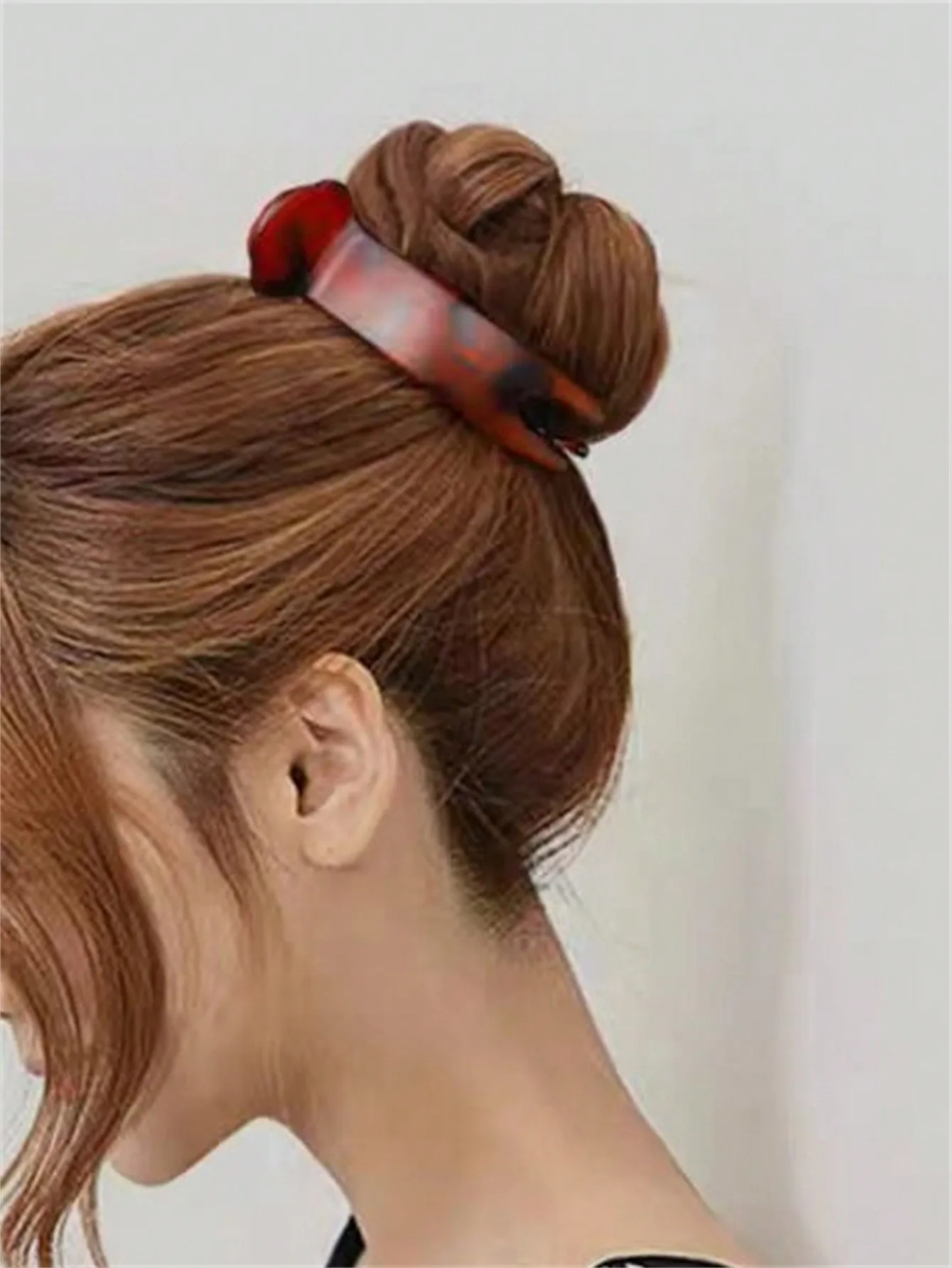 3 clip per capelli a sfera con testa posteriore semplice nuova da donna clip per capelli artiglio per capelli tutto abbinato al temperamento