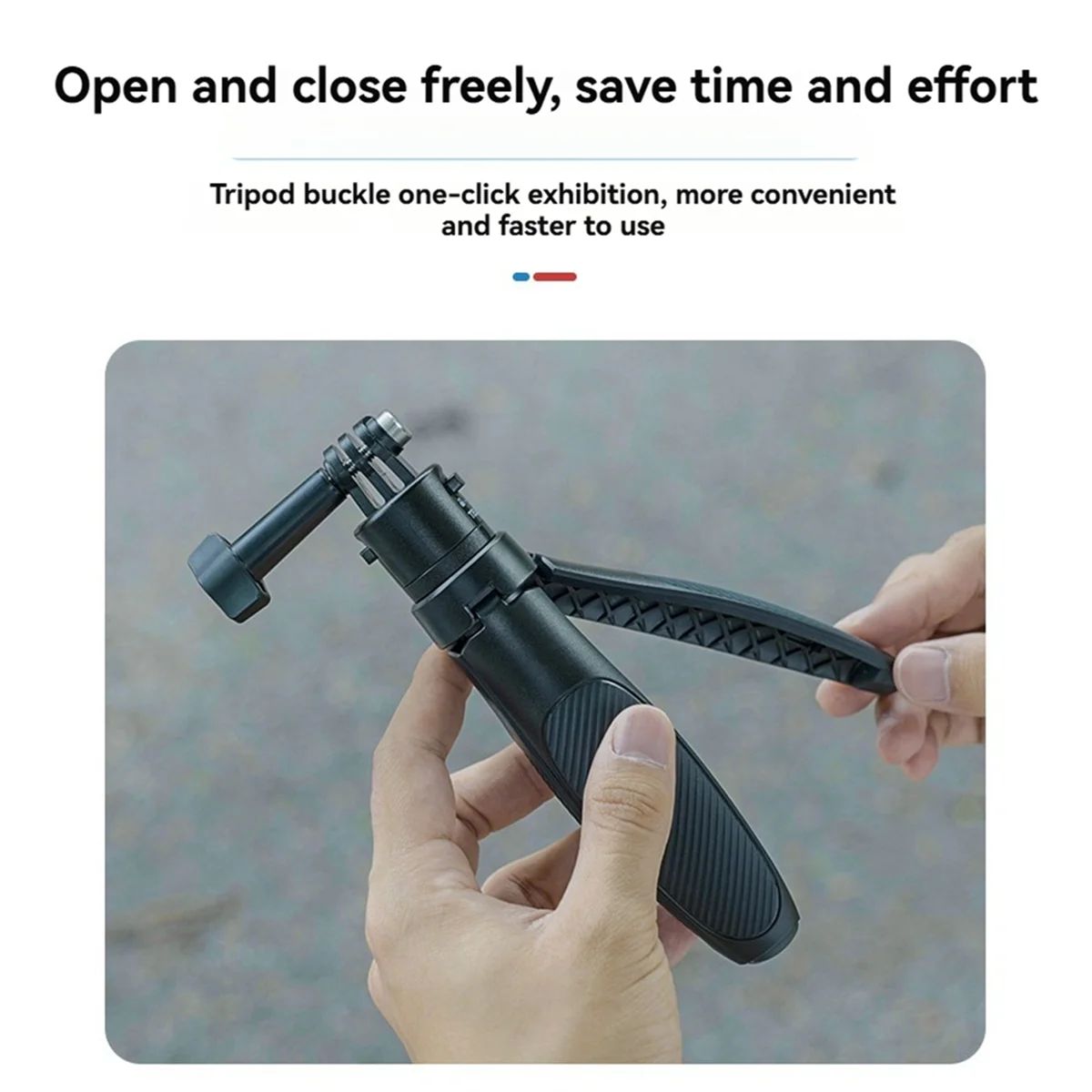 2025+ Quick Release Selfie Stick Foldable Tripod for GoPro13 Action 5/4/3 Action Camera Accessories