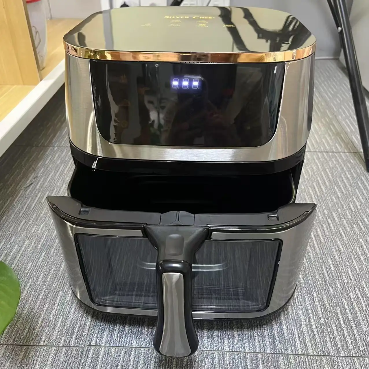 

Portable 12L Visual Air Fryer Container Chicken Air Fryer Professional Version High Power Home Air Fryer