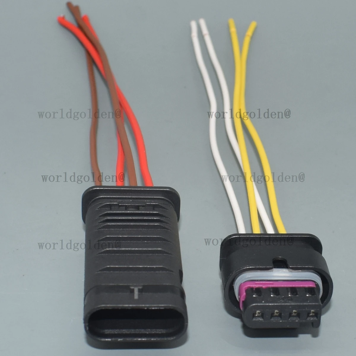 Auto 4P Harness Plug 1-1564559-1/1-1718645-1 for vehicle headlamp injection nozzle wiring replacement connector