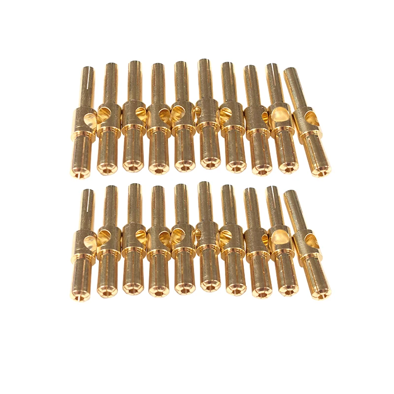 5/10/20Pcs 4MM Male to 5MM Male Gold Plated Bullet Plug Connector Adapter for RC Hobby Model Car Boat Battery ESC Motor Charger