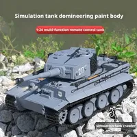 cool stuff battle tank toy:1/24 robot chassis rc tank track,remote control car,tiger tank model sticker,radio control kids toys