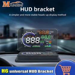 6 inch Universal H6 Car For HUD Head Up Display Projector Phone GPS Navigation Smart phone Holder GPS Hud Bracket Non-slip Mat
