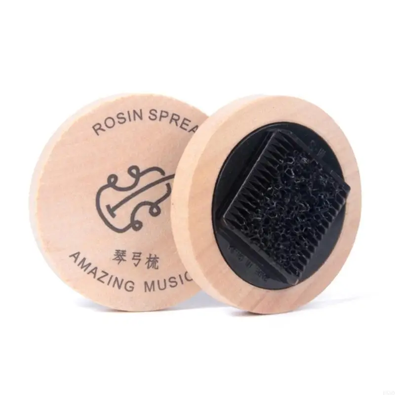 Violin Bows Comb Rosin Spreader Violin Bows Hair Comb Round Cleaning Tool 