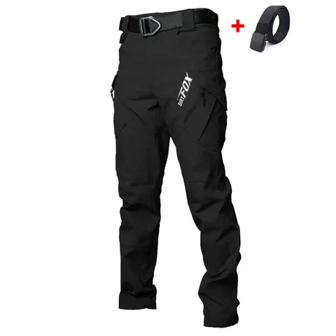 DIRTFOX Cycling Long Pants Men Mountain Bike Trousers Motocross Bicycle Tactical Cargo Bottoms Mtb Enduro Pant Pantalon Ciclismo