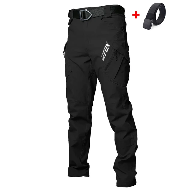 DIRTFOX, pantalones largos de Ciclismo para hombre, pantalones para bicicleta de montaña, pantalones de carga tácticos para bicicleta de Motocross, pantalones de Enduro para Mtb, pantalones de Ciclismo