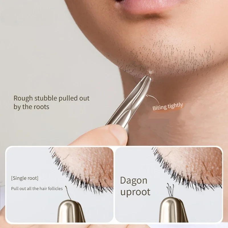 قطعة واحدة من ملاقط شعر الحواجب والوجه الاحترافية من NiLiYa - من الفولاذ المقاوم للصدأ شديد التحمل، أطراف حادة للعناية الدقيقة