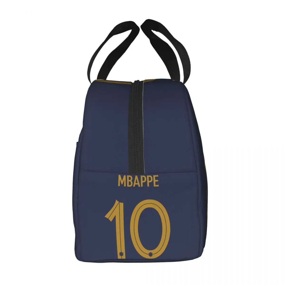 Custom Mbappes Soccer Portable Lunch Box Multifunction French KM Football Cooler Thermal Food Insulated Lunch Bag Office Work