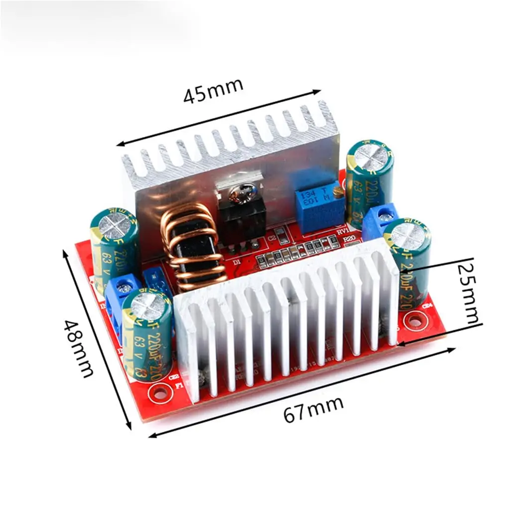 400W DC-DC constant current boost converter boost power module LED driver 8.5-50V to 10-60V boost power converter