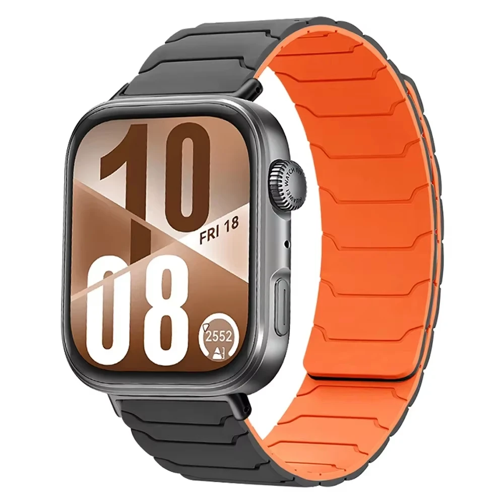 Magnetisches Silikonarmband für Huawei Watch Fit 5 5Pro Smartwatch Sportband für Huawei Fit3/4/4 Pro/5/5 Pro Armband
