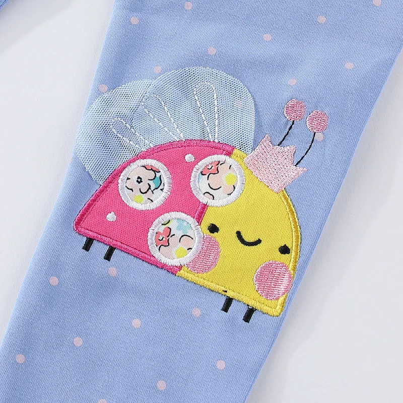 القفز متر 2-7T يونيكورن ستار زين الأطفال طماق السراويل ملابس الطفل كامل طول الاطفال بناطيل ضيقة طفل الملابس