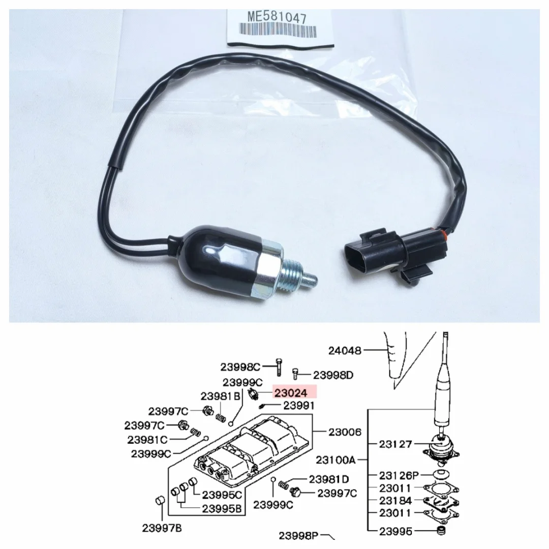 M/T Gearshift Backup Lamp Reverse Switch Control Switch Fit For Pajero Montero Sport Shogun K96W V23W V33W V43W ME581047